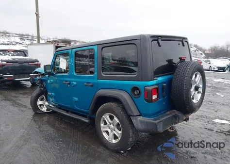 2019 Jeep Wrangler Unlimited Sport S 4X4 z USA, uszkodzony, nr VIN 1C4HJXDG1KW677817